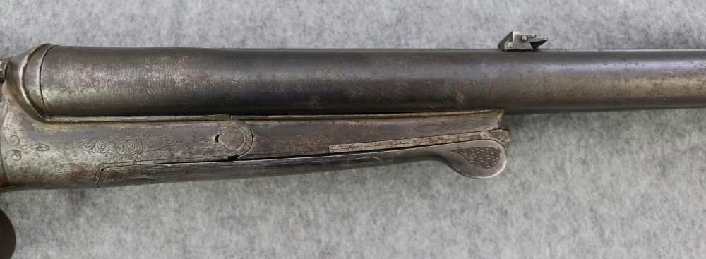 Rare Antique Norwegian combination cape gun 16 ga .400-img-3
