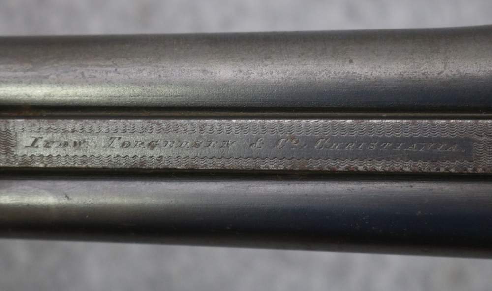 Rare Antique Norwegian combination cape gun 16 ga .400-img-26
