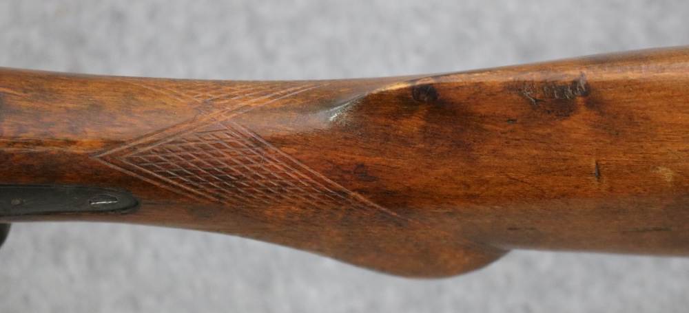 Rare Antique Norwegian combination cape gun 16 ga .400-img-21