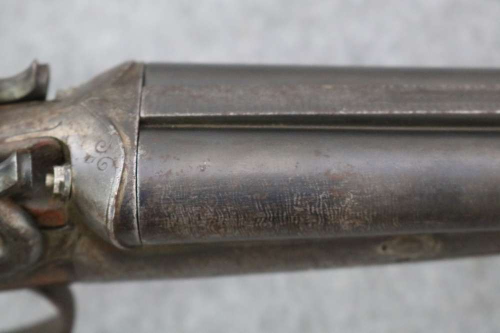 Rare Antique Norwegian combination cape gun 16 ga .400-img-8
