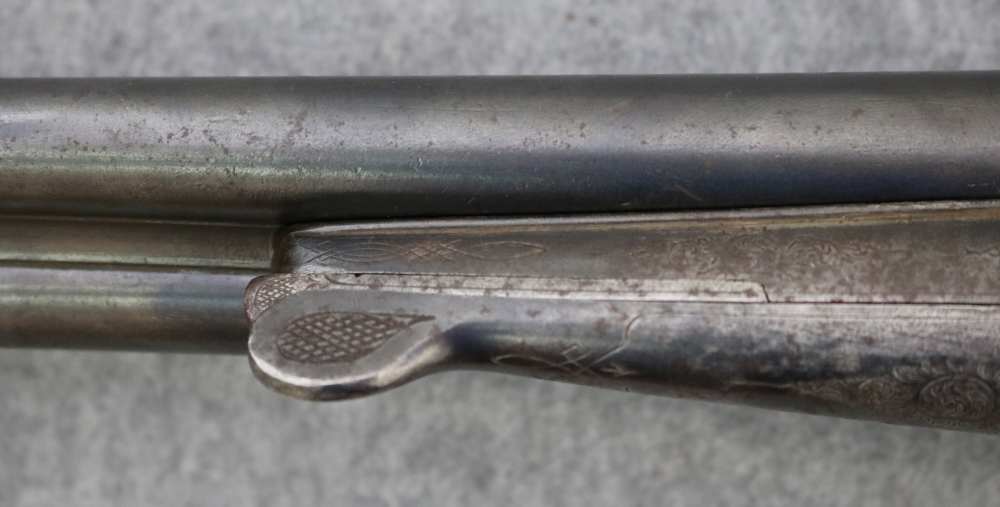 Rare Antique Norwegian combination cape gun 16 ga .400-img-40