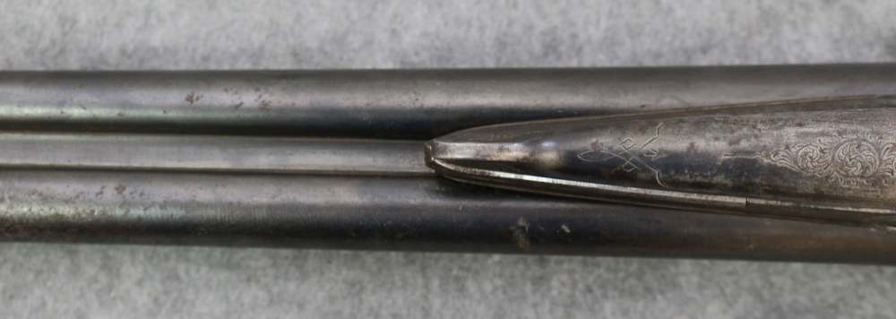 Rare Antique Norwegian combination cape gun 16 ga .400-img-42
