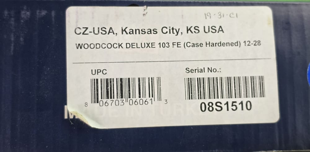 CZ WOODCOCK DELUXE 103 FE * 12 GAUGE 28" VENTILATED RIB CASE COLOR HARDENED-img-3