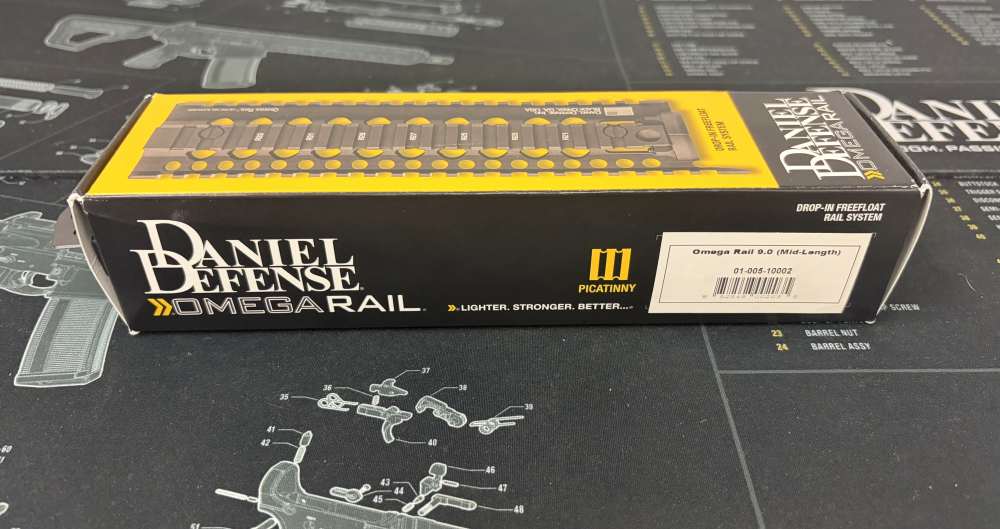 DANIEL DEFENSE OMEGA RAIL 9.0, PICATINNY, MID-LENGTH-img-0