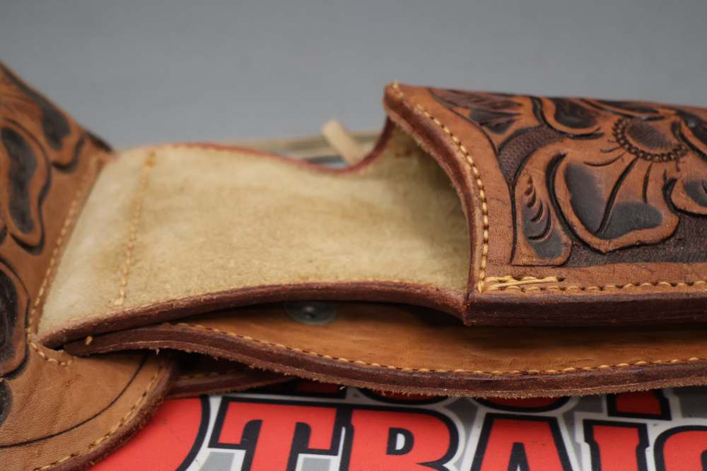 One (1) Leather SAA Type Revolver Holster & Belt Rig-img-18