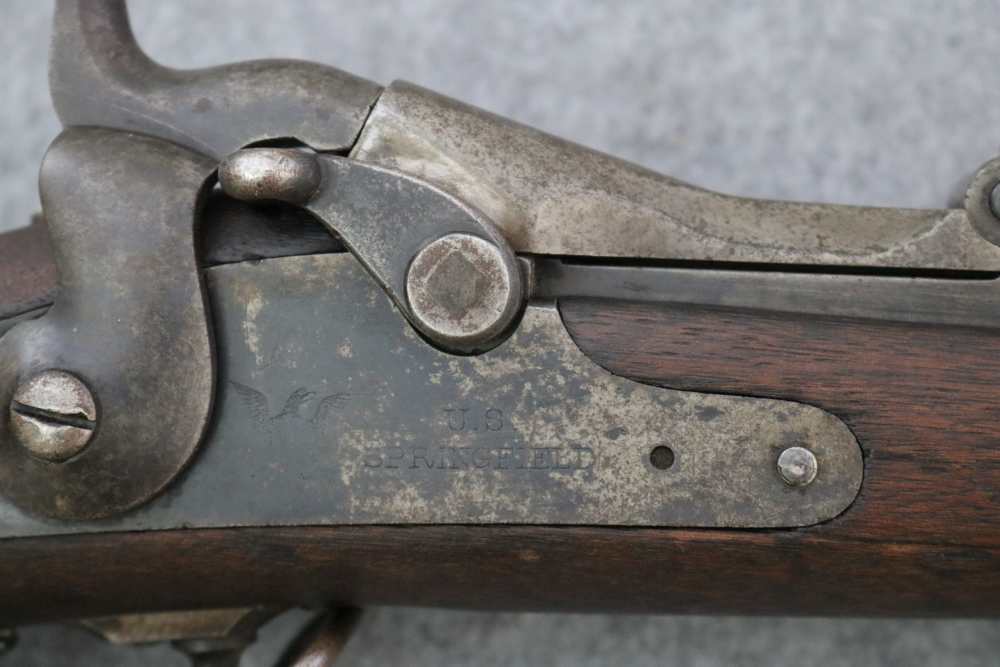 Scarce US Springfield Model 1884 Cadet rifle 45-70-img-11