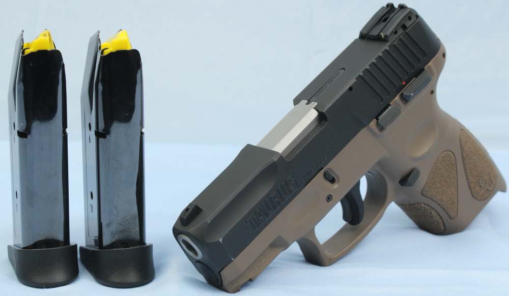 Taurus G2c Tan/Black 9mm Compact Semi Auto Pistol | 1-G2C931-12T-img-0