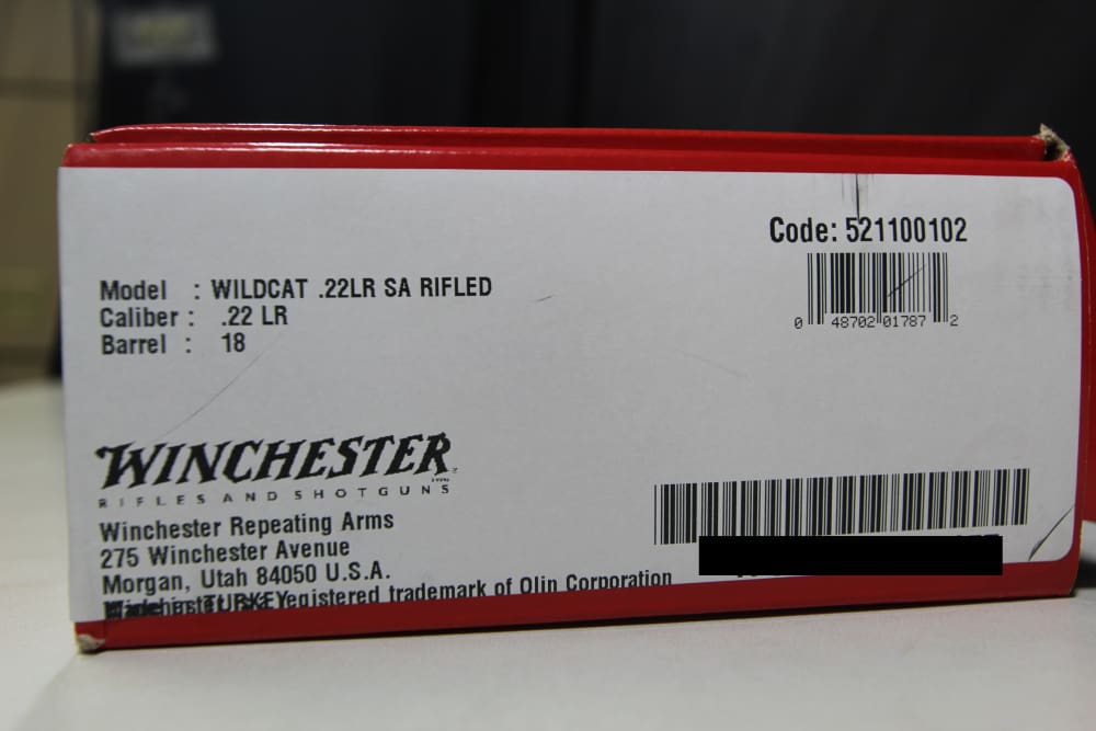 NIB WINCHESTER WILDCAT 22 LR SEMI AUTO RIFLE 20" 10+1 521100102-img-2