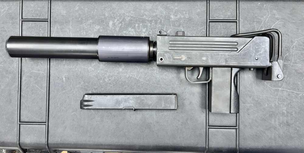 INGRAM MAC 10 / RPB 9MM  TRANSFERABLE MACHINE GUN W/ SUPPRESSOR. NFA-img-0