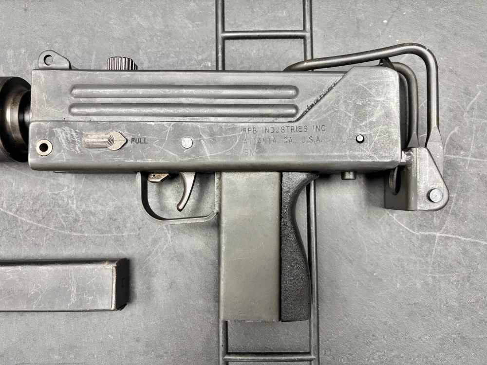INGRAM MAC 10 / RPB 9MM  TRANSFERABLE MACHINE GUN W/ SUPPRESSOR. NFA-img-1