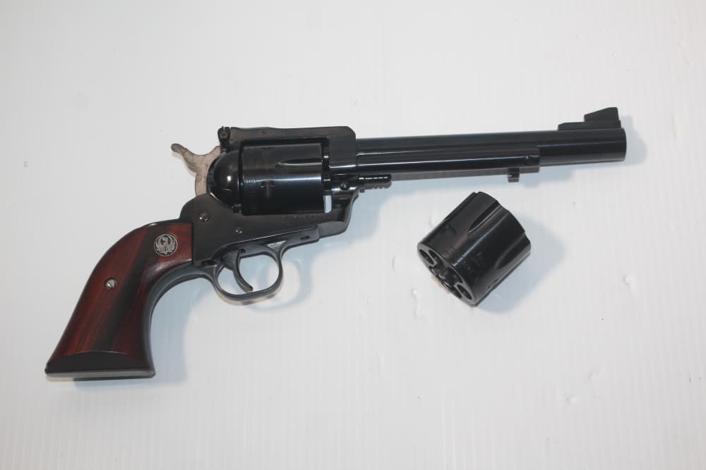 Ruger New Model Blackhawk Convertible Buckeye Revolver .38-40 & 10mm Nice-img-4