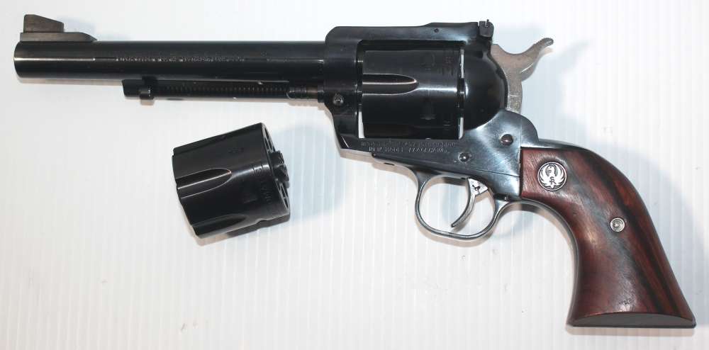 Ruger New Model Blackhawk Convertible Buckeye Revolver .38-40 & 10mm Nice-img-0