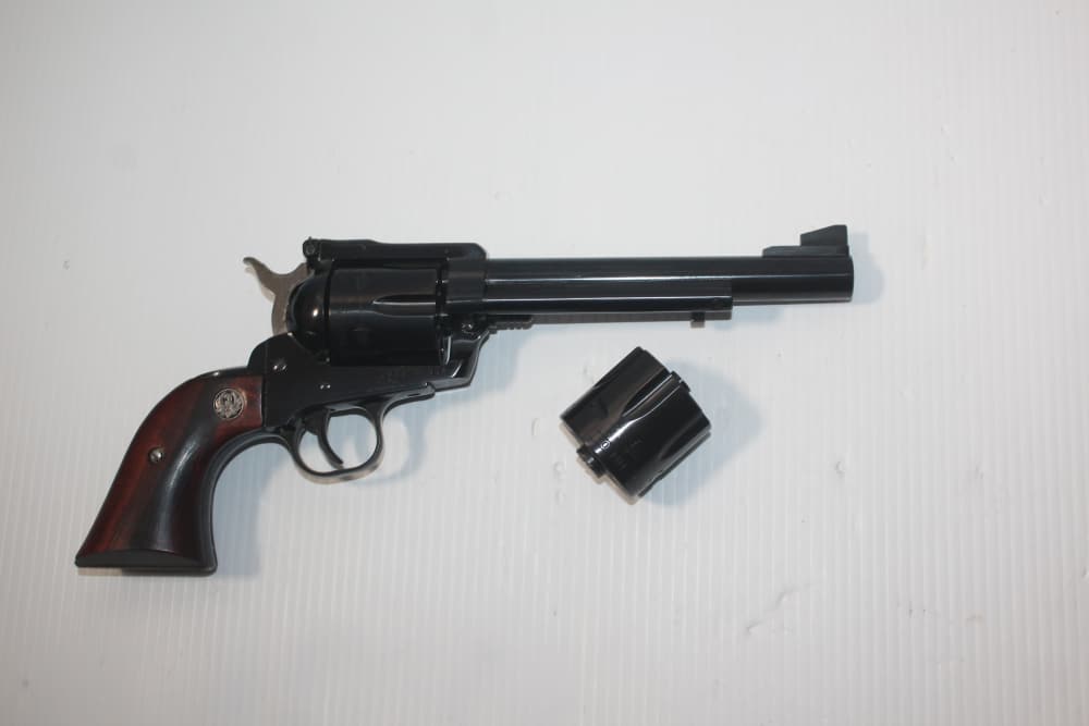 Ruger New Model Blackhawk Convertible Buckeye Revolver .38-40 & 10mm Nice-img-6