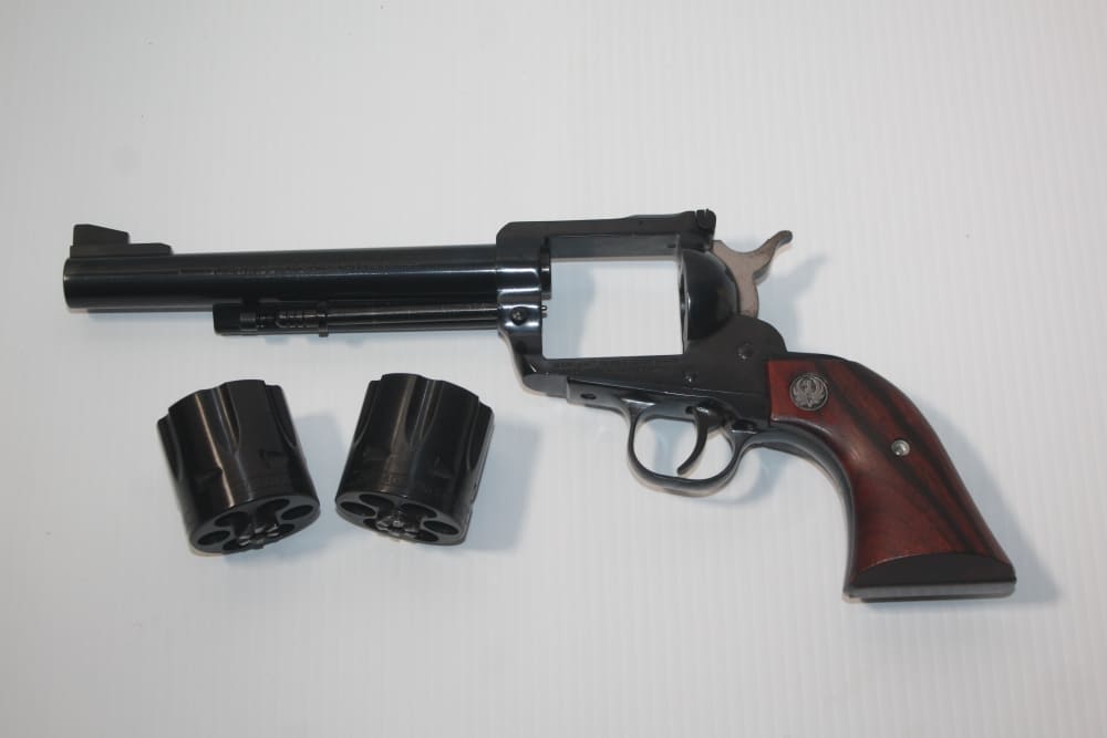 Ruger New Model Blackhawk Convertible Buckeye Revolver .38-40 & 10mm Nice-img-46