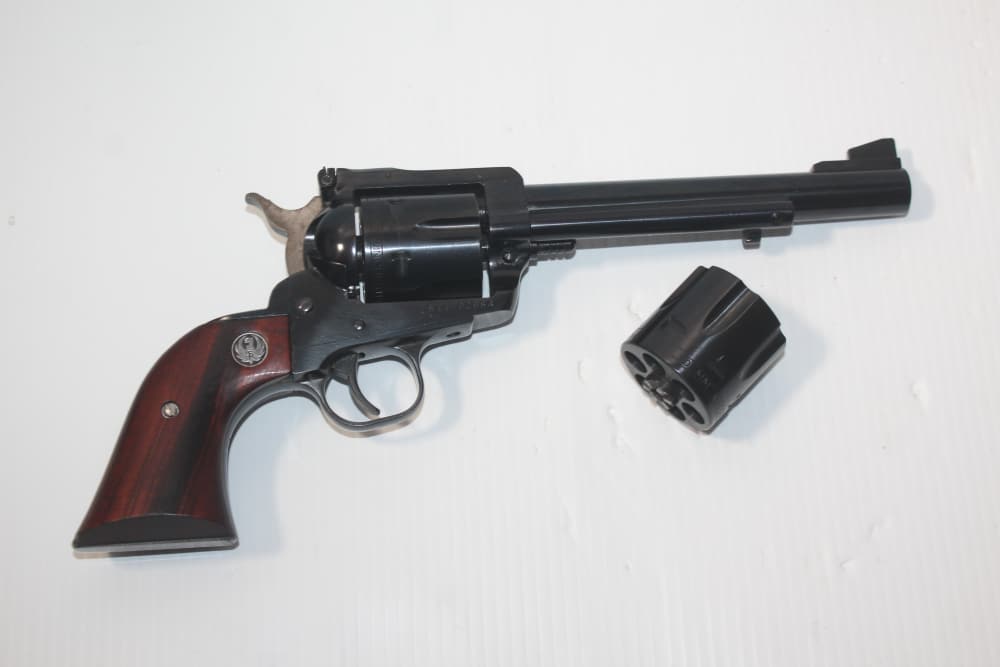 Ruger New Model Blackhawk Convertible Buckeye Revolver .38-40 & 10mm Nice-img-3