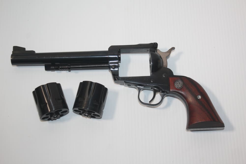 Ruger New Model Blackhawk Convertible Buckeye Revolver .38-40 & 10mm Nice-img-44