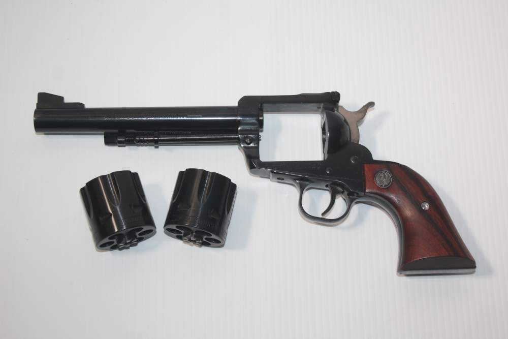Ruger New Model Blackhawk Convertible Buckeye Revolver .38-40 & 10mm Nice-img-45