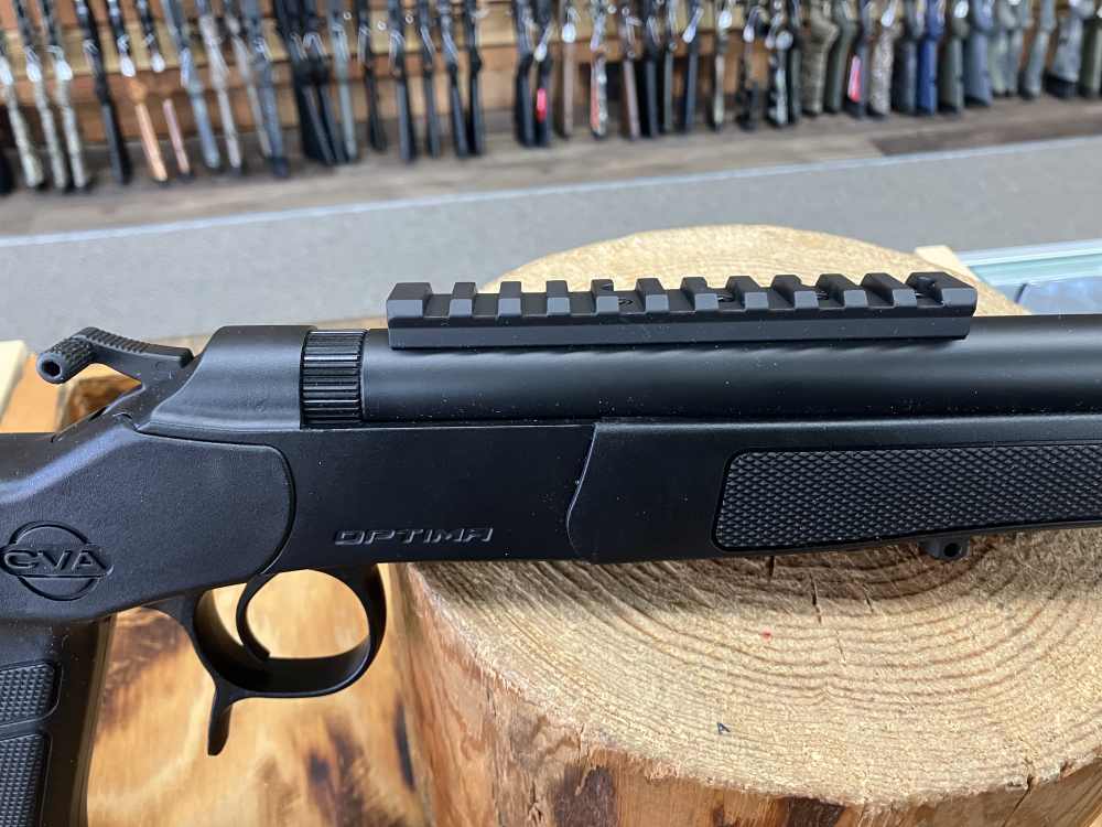 CVA Optima XP 50 Cal Muzzleloader - 18" Black Barrel - Black Syn Stock-img-2