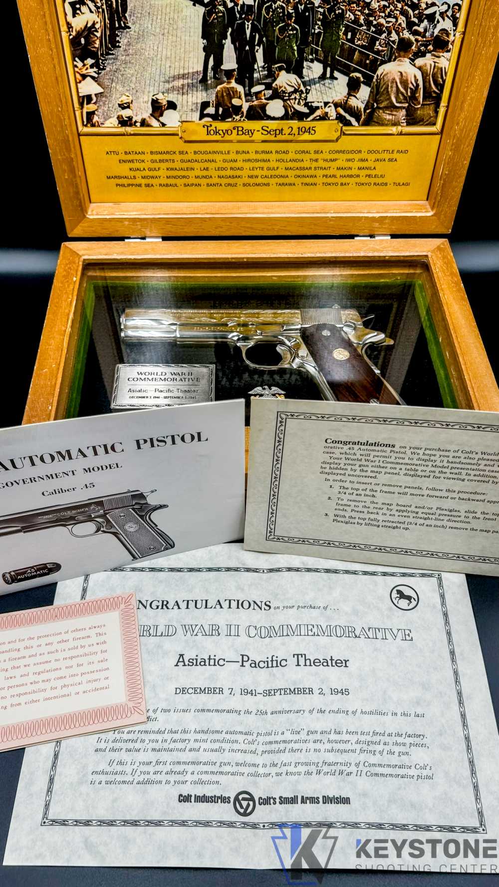 Colt World War Commemorative Series Extremely Rare Set of 1911's - Must See-img-55