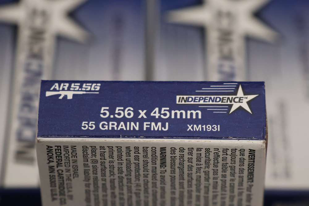 Lot O' 100rds of Federal Independence 5.56NATO XM193I 55gr FMJ Ammo-img-2
