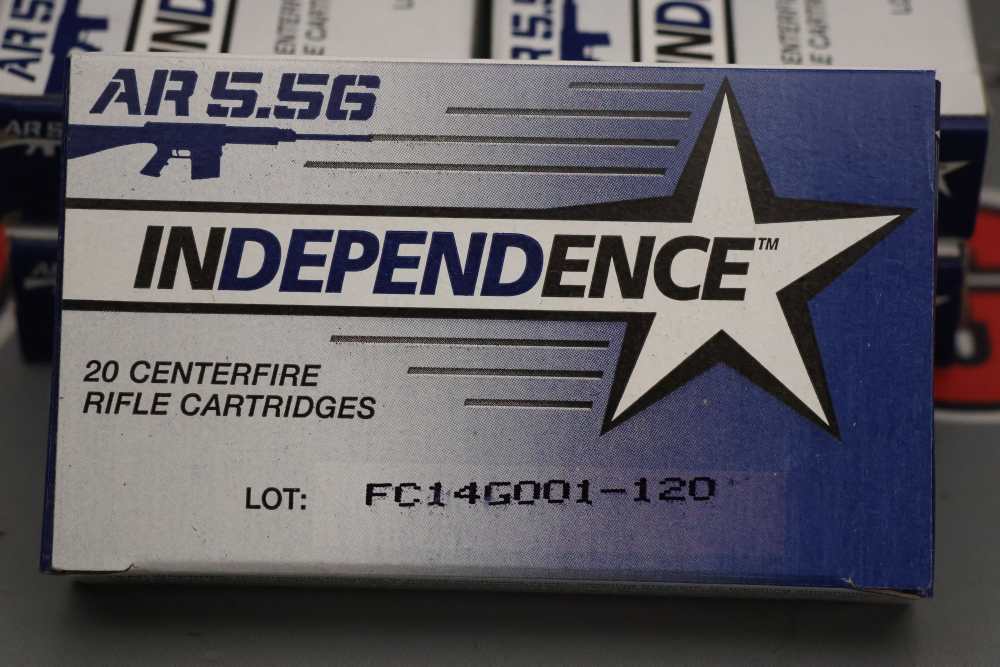 Lot O' 100rds of Federal Independence 5.56NATO XM193I 55gr FMJ Ammo-img-1