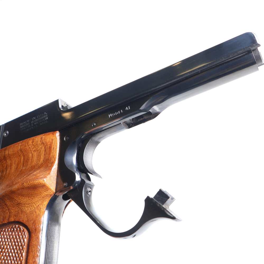 Smith & Wesson Model 41 .22LR 5.5" Heavy Barrel Beautiful Blued Circa 1988!-img-29