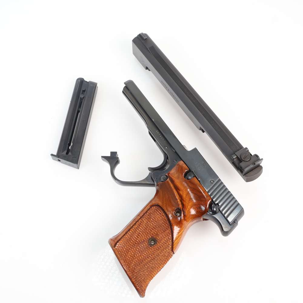 Smith & Wesson Model 41 .22LR 5.5" Heavy Barrel Beautiful Blued Circa 1988!-img-28