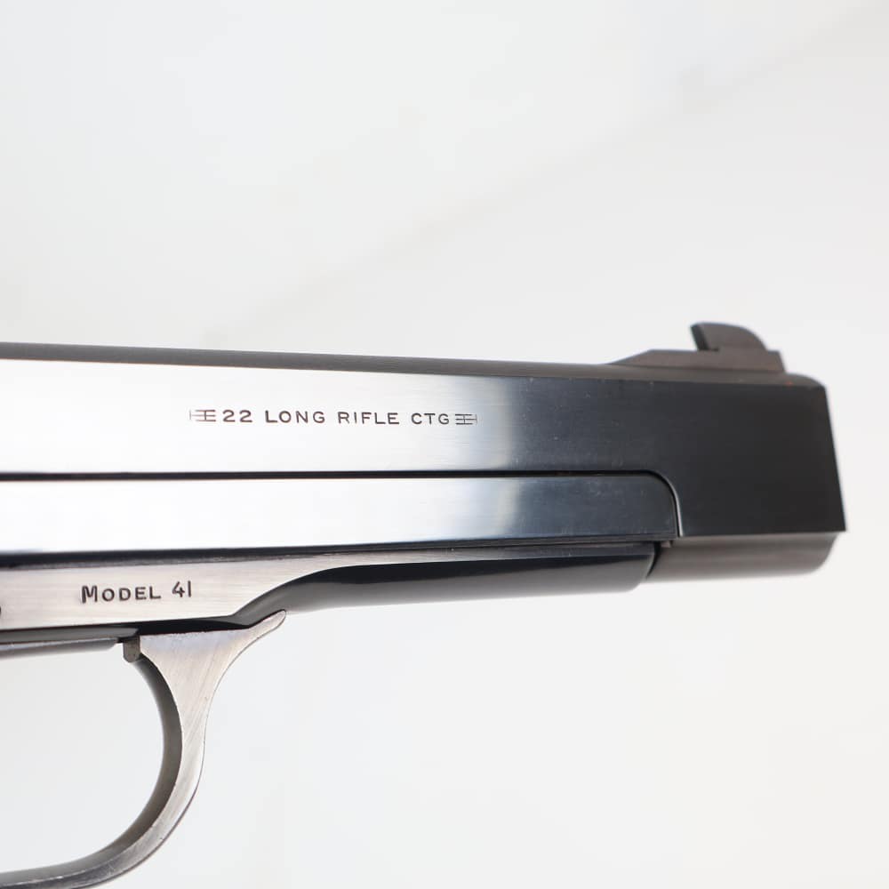 Smith & Wesson Model 41 .22LR 5.5" Heavy Barrel Beautiful Blued Circa 1988!-img-22