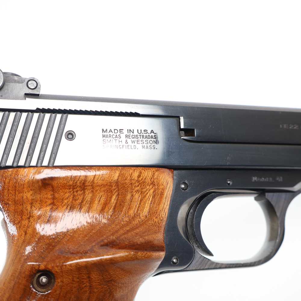 Smith & Wesson Model 41 .22LR 5.5" Heavy Barrel Beautiful Blued Circa 1988!-img-20
