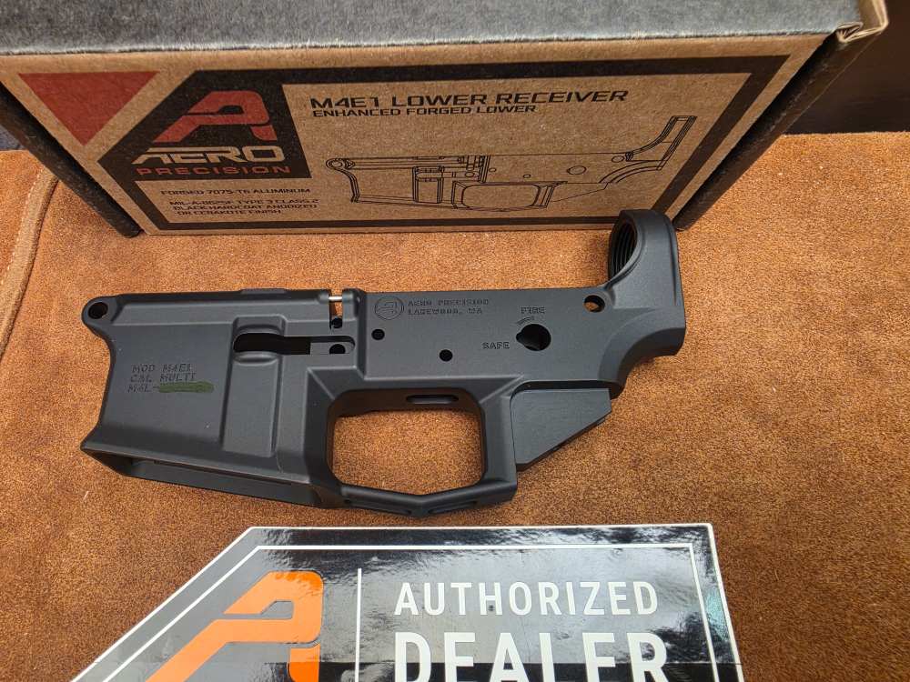 Aero Precision M4E1/AR15 LOW PROFILE Stripped Lower Receiver -Penny Auction-img-0