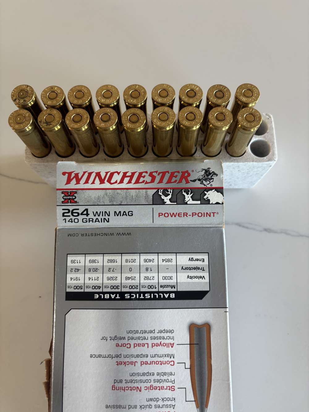 278 ROUNDS OF .264 WIN MAG (NOSLER TROPHY, NOSLER CUSTOM, & WIN. SUPER X-img-5