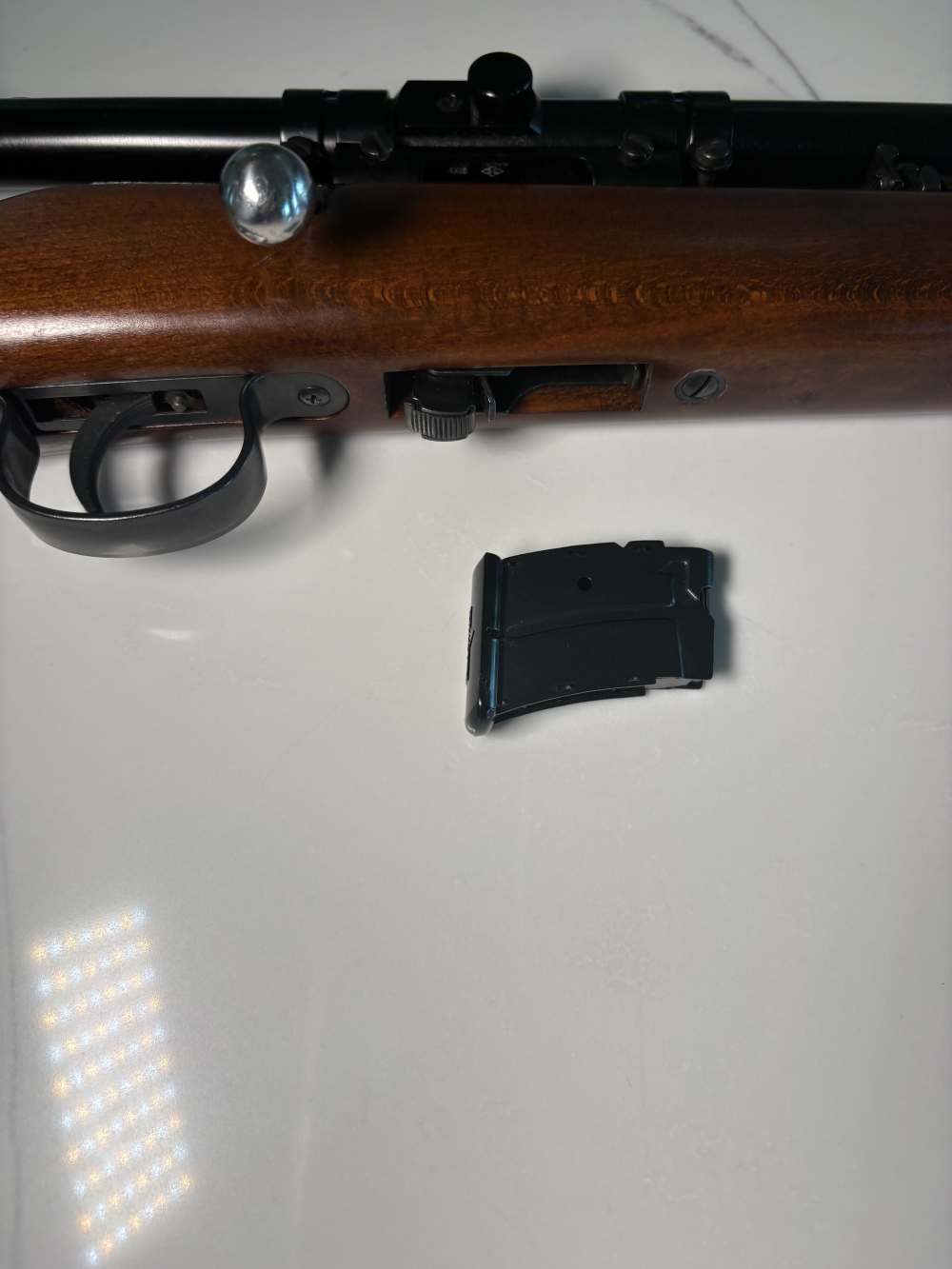 VINTAGE ANSCHUTZ MODEL 1400 .22LR W/ANSCHUTZ 4X SCOPE *LIKE NEW-img-12