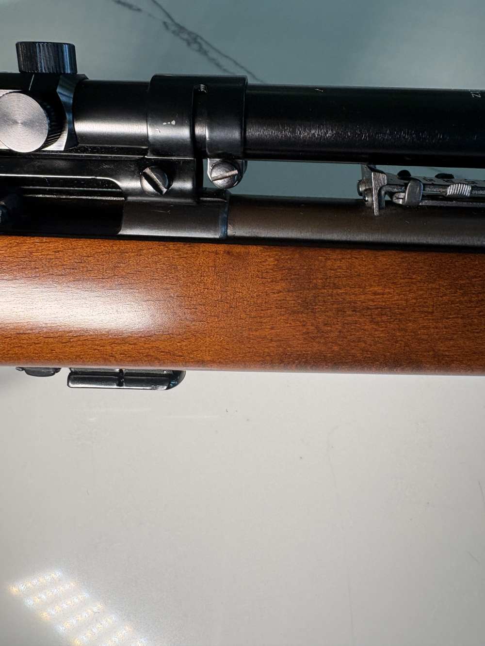 VINTAGE ANSCHUTZ MODEL 1400 .22LR W/ANSCHUTZ 4X SCOPE *LIKE NEW-img-23