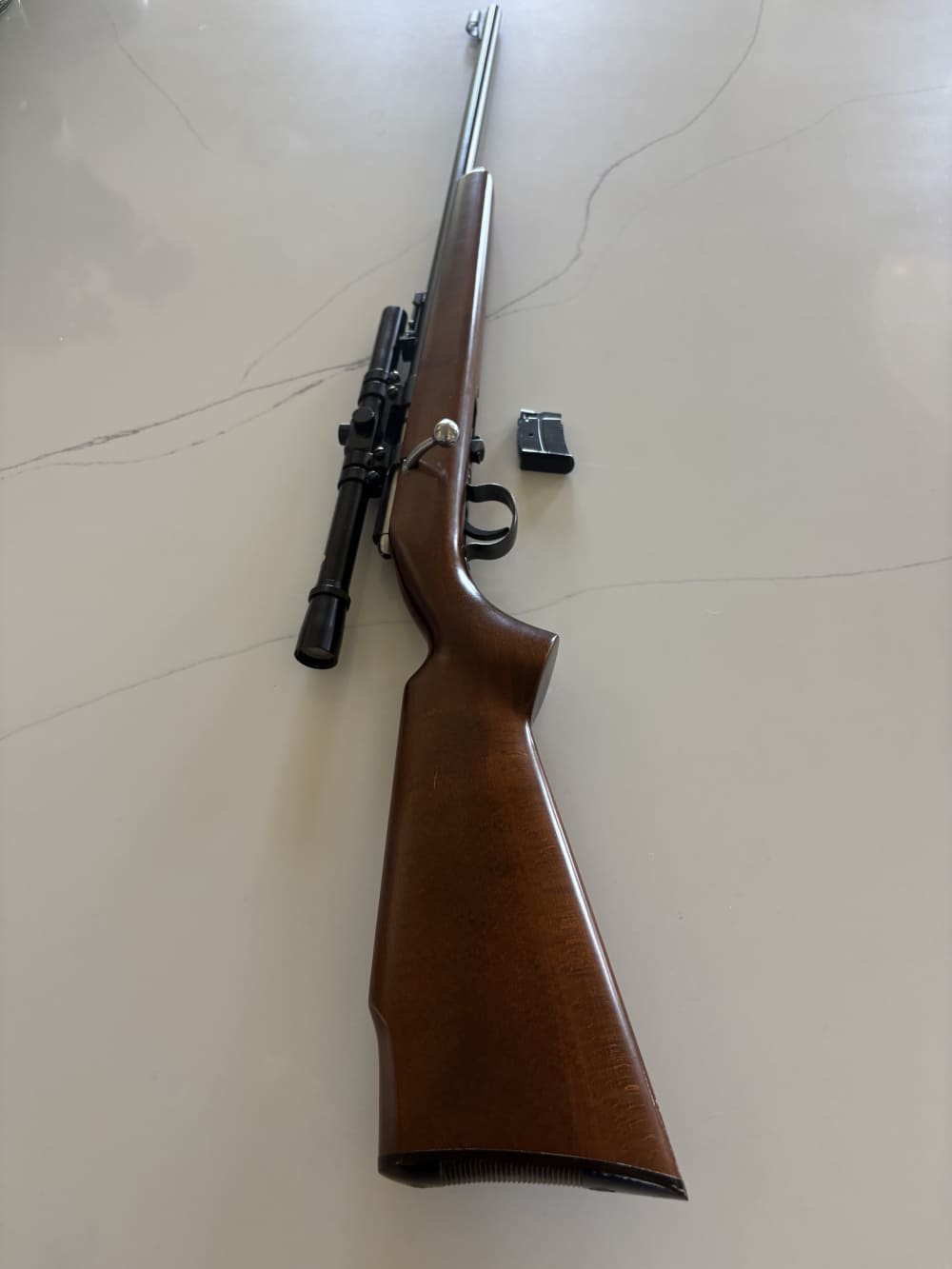 VINTAGE ANSCHUTZ MODEL 1400 .22LR W/ANSCHUTZ 4X SCOPE *LIKE NEW-img-7