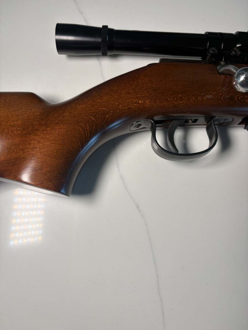 VINTAGE ANSCHUTZ MODEL 1400 .22LR W/ANSCHUTZ 4X SCOPE *LIKE NEW-img-11