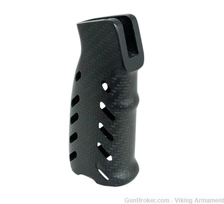 SMOKE CARBON FIBER AR GRIP-img-0