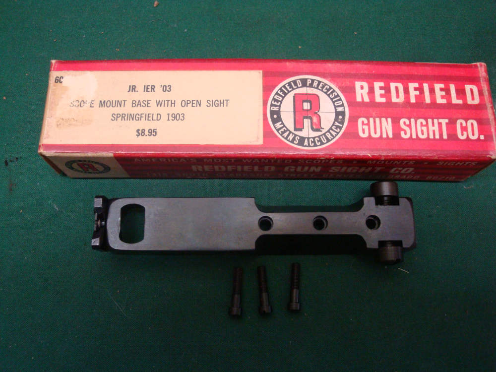 REDFIELD JR.IER03 SCOPE MOUNT BASE FOR 1903 SPRINGFIELD-img-0