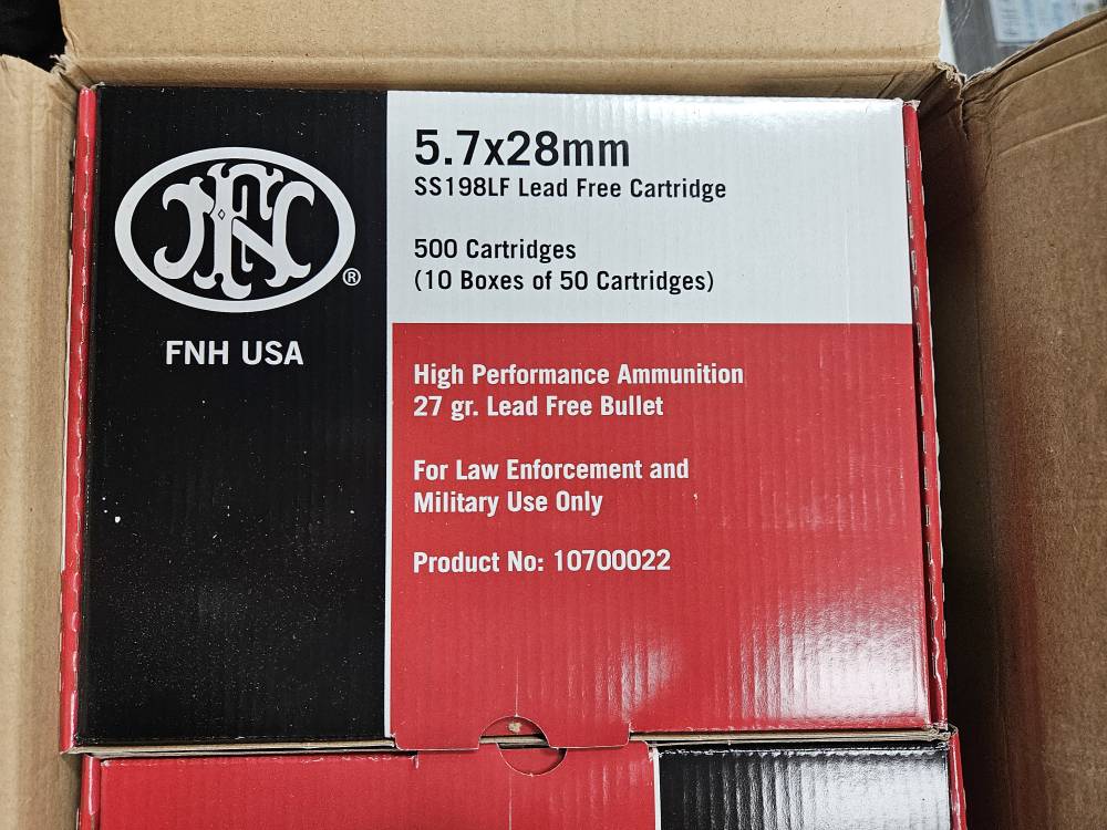 FNH USA 5.7x28 SS198 LF 27Gr. 500 Round box-img-1