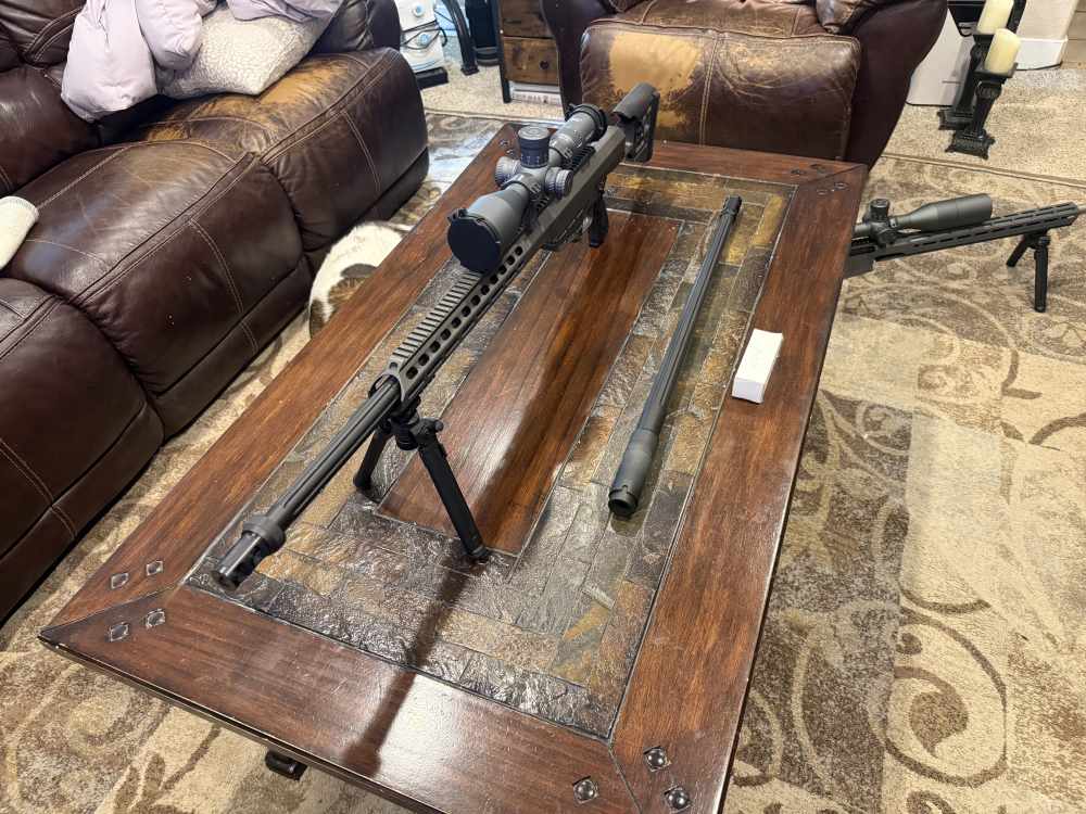 Barrett MRAD 338 Lapua Magnum and 6.5 Creedmoor barrel with bolt face-img-2