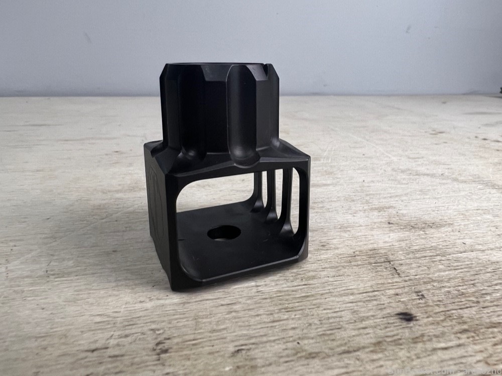 JMAC LAF-24 24-1.5RH Thread Pitch Muzzle Brake for 300 Blk, .30 cal, ETC-img-2