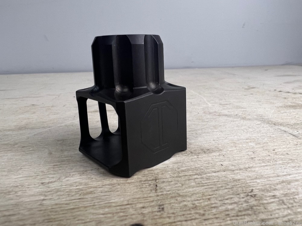 JMAC LAF-24 24-1.5RH Thread Pitch Muzzle Brake for 300 Blk, .30 cal, ETC-img-1