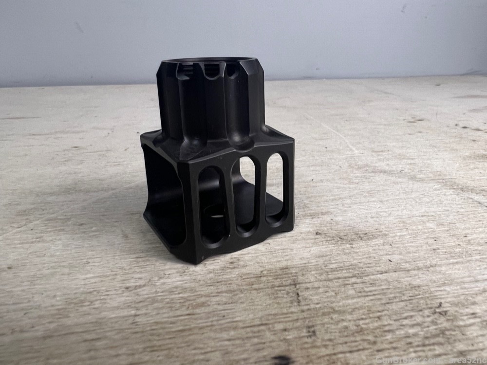 JMAC LAF-24 24-1.5RH Thread Pitch Muzzle Brake for 300 Blk, .30 cal, ETC-img-0