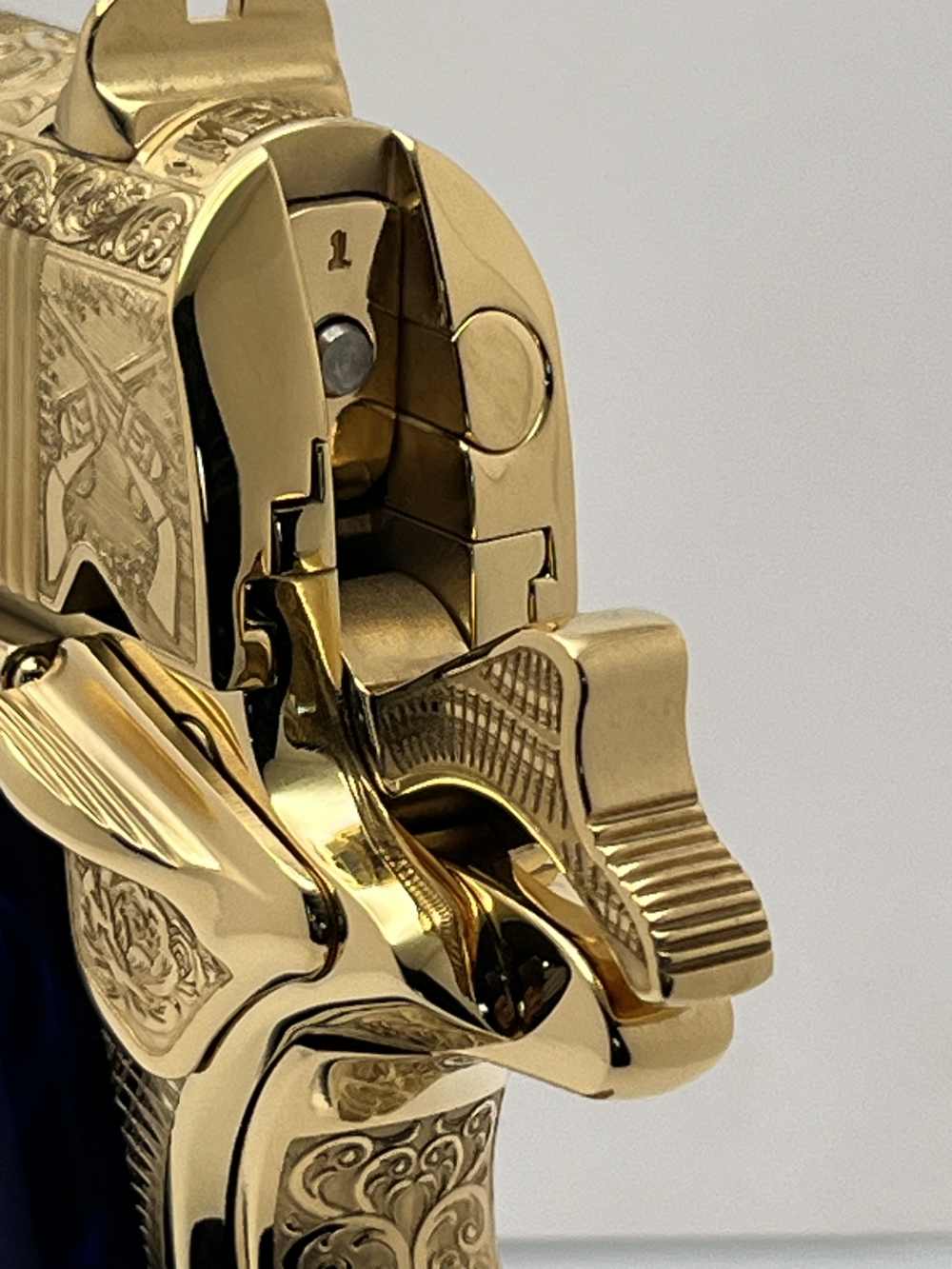WOW FACTOR. NIB COLT SUPER 38 Pancho Villa, Emiliano  Zapata 24k gold -img-15
