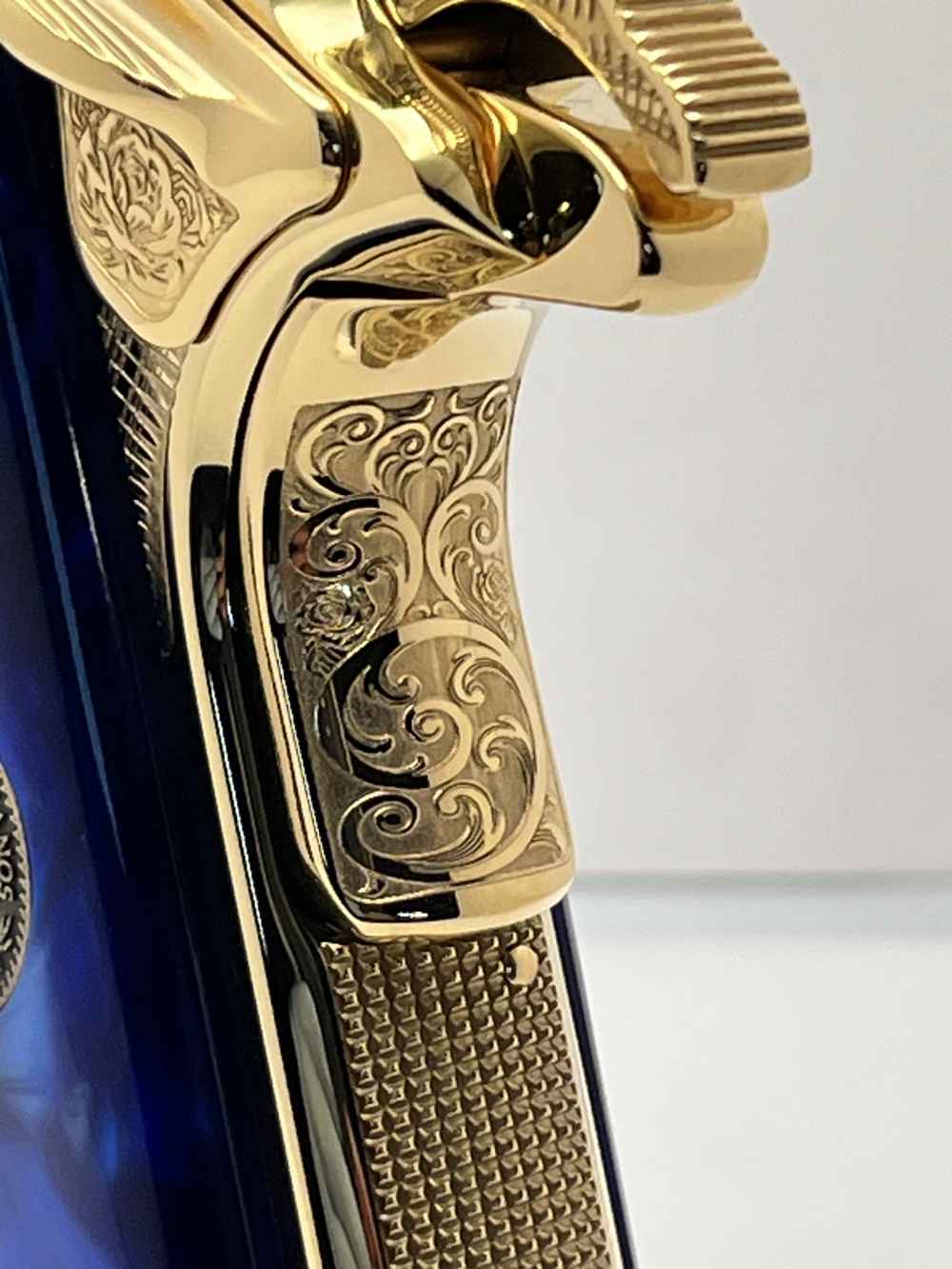 WOW FACTOR. NIB COLT SUPER 38 Pancho Villa, Emiliano  Zapata 24k gold -img-14
