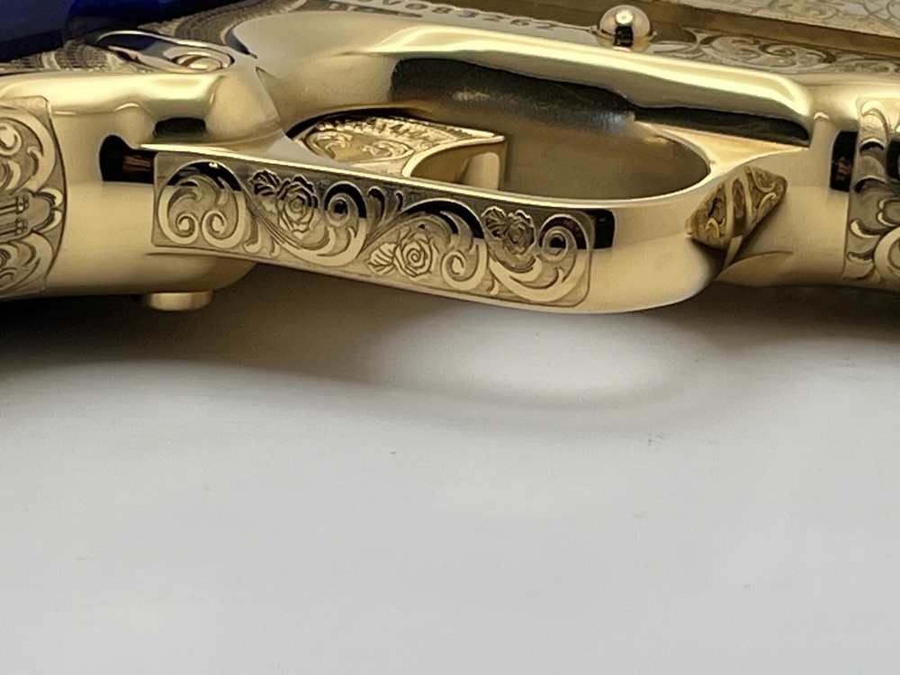WOW FACTOR. NIB COLT SUPER 38 Pancho Villa, Emiliano  Zapata 24k gold -img-32