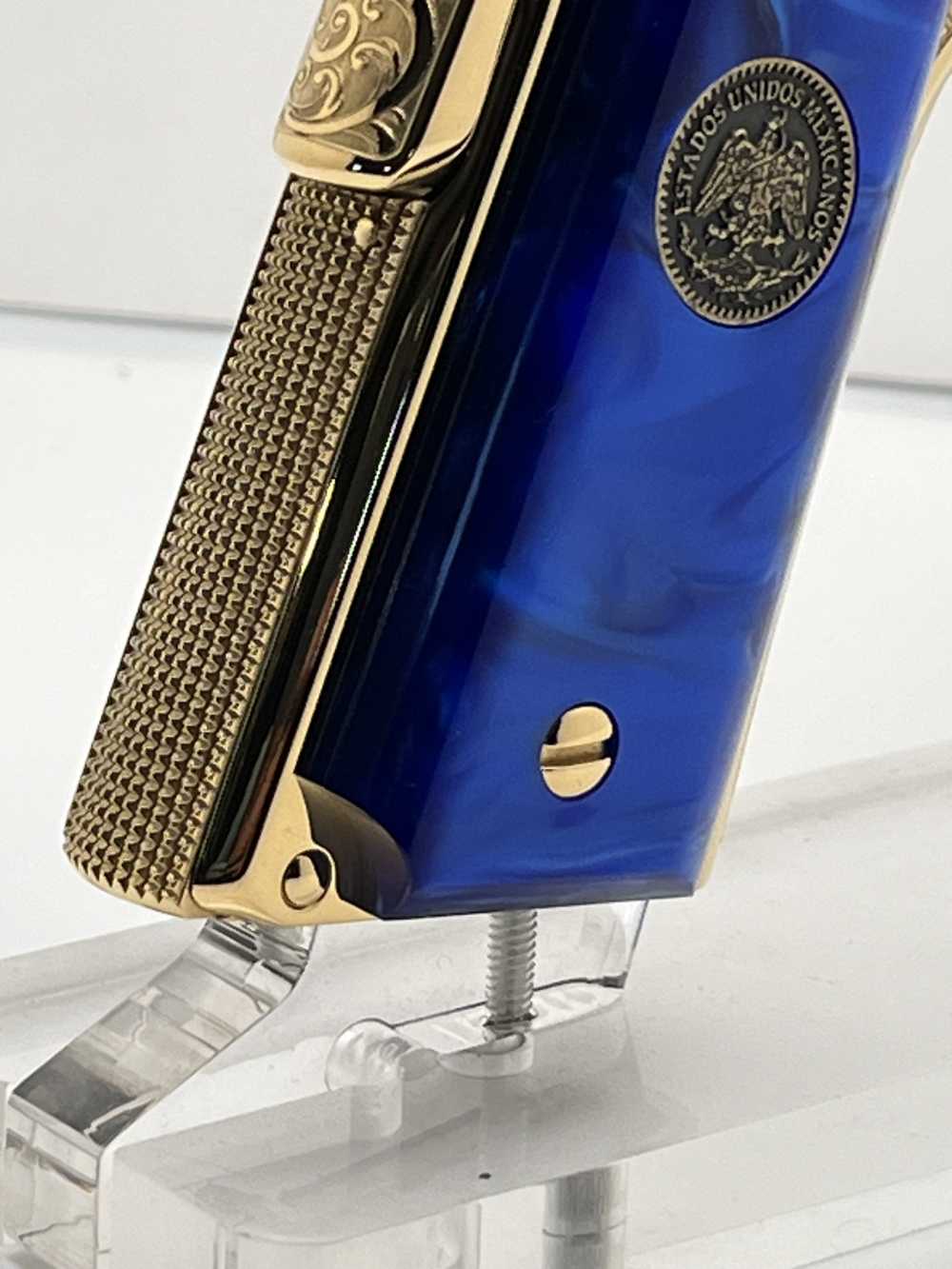 WOW FACTOR. NIB COLT SUPER 38 Pancho Villa, Emiliano  Zapata 24k gold -img-18