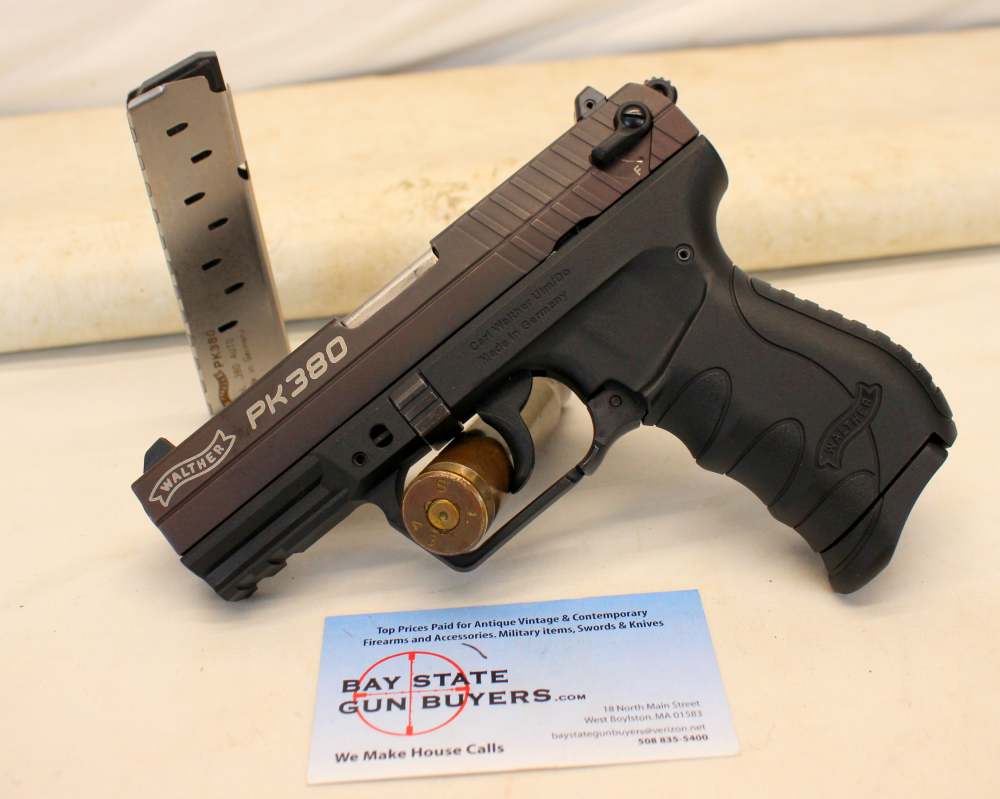 Walther PK380 semi-auto pistol .380ACP (2) Mags -img-0