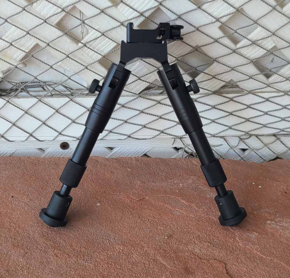 UTG TL-BP28SQ New Gen QD Shooter's Bipod 6.2"-6.7" Picatinny/Weaver Black-img-0