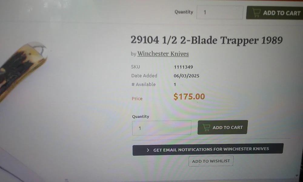 NIB Winchester WN29104C Cool Handle 2 Blade Trapper Bullet Knife is $175!-img-22
