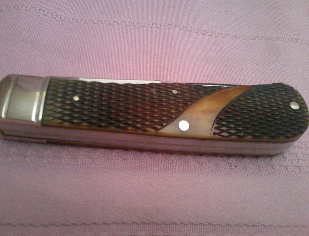 NIB Winchester WN29104C Cool Handle 2 Blade Trapper Bullet Knife is $175!-img-10